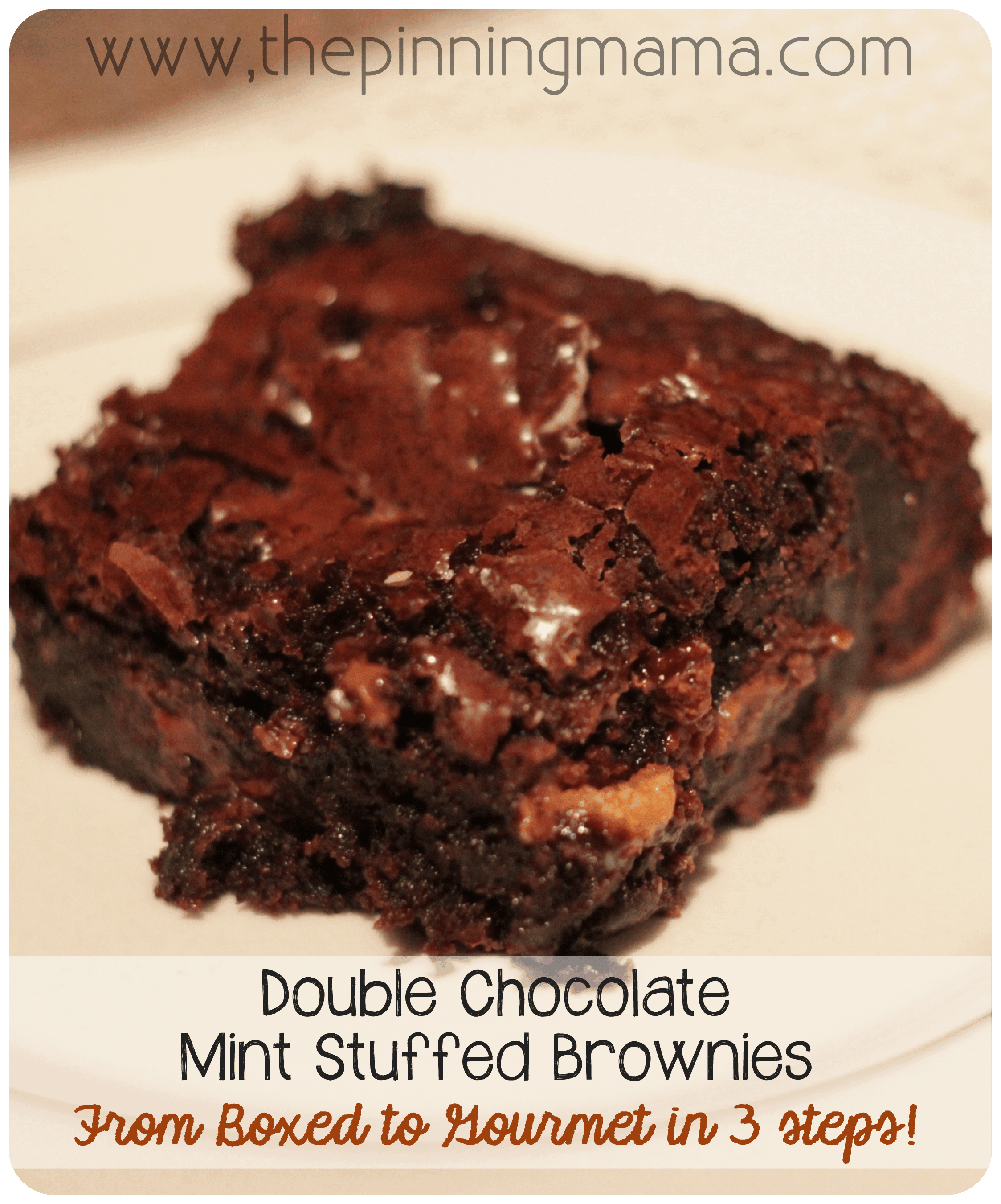 {Brownies} From Boxed to Gourmet The Pinning Mama