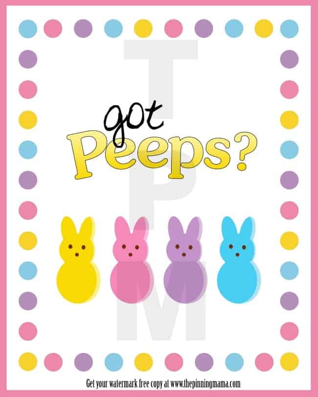 Got Peeps? Free Easter Printable