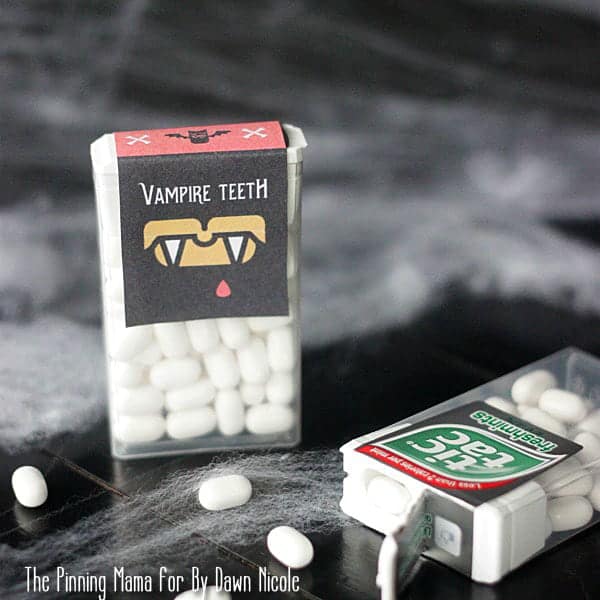 Free Printable Halloween Tic Tac Labels | Dawn Nicole Designs®