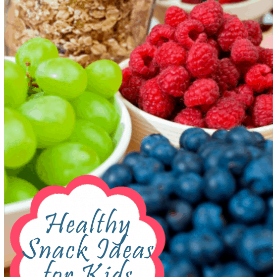Healthy and Easy Snacks for Kids and Toddlers plus a printable