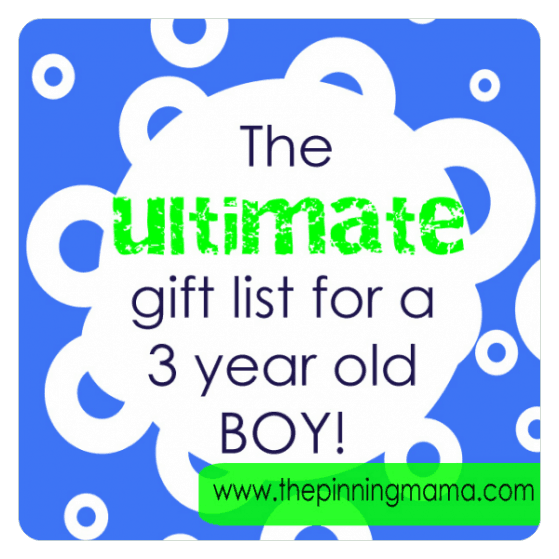 gift ideas for 3 year old
