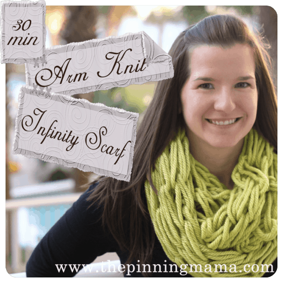 Easy chunky knit scarf