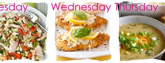 weekly menu planning