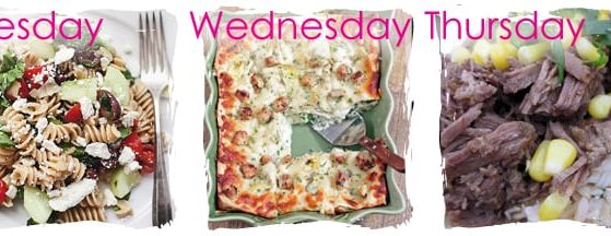 Weekly Meal Planning by The Pinning Mama