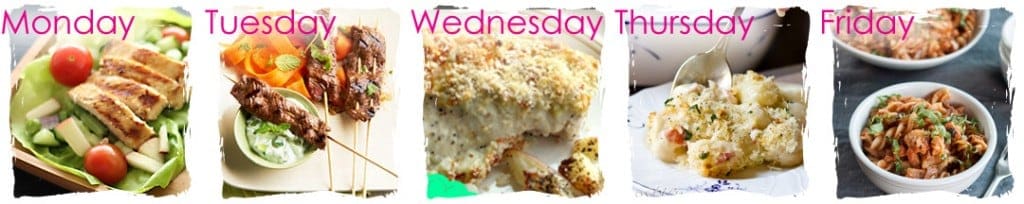 Weekly Meal Planning by The Pinning Mama