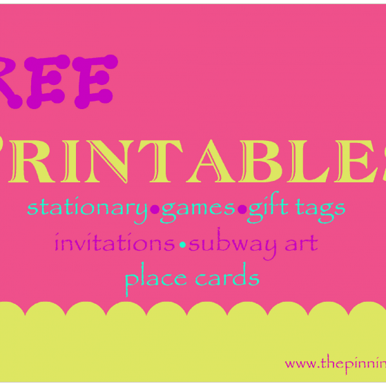 Free baby shower, sip and see printable www.thepinningmama.com