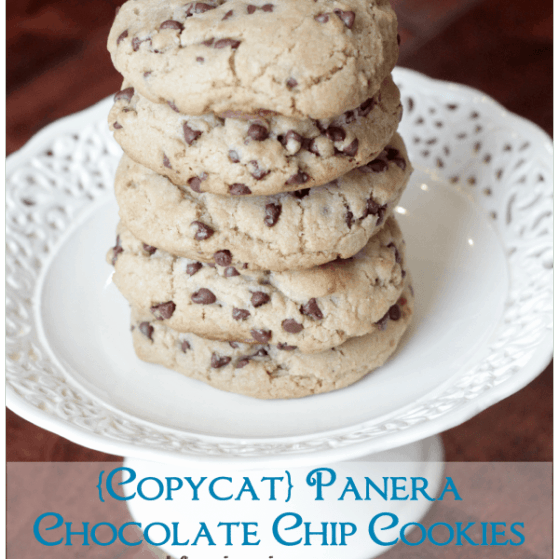 {Copycat} Panera Chewy Chocolate Chip Cookies by www.thepinningmama.com