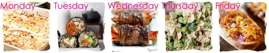 Weekly Meal Planning by The Pinning Mama