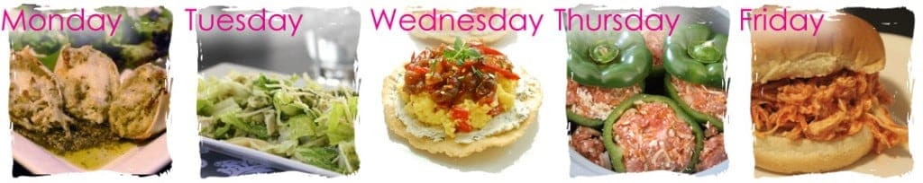 Weekly Meal Planning www.thepinningmama.com