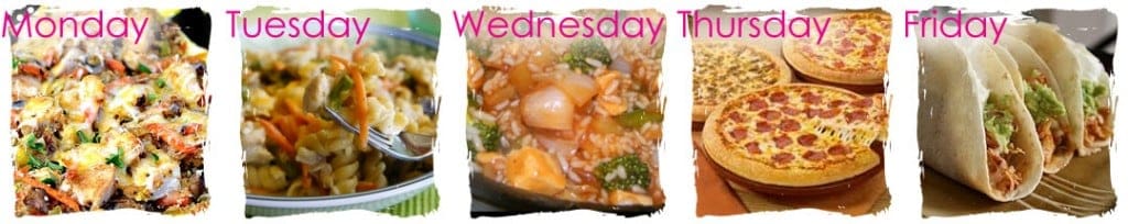 Weekly Meal Planning www.thepinningmama.com