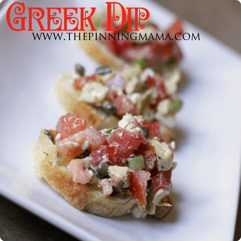 Light and Healthy Greek Dip by www.thepinningmama.com