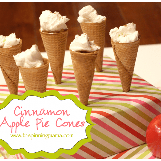 Classic Apple Pie in an Ice Cream Cone! www.thepinningmama.com