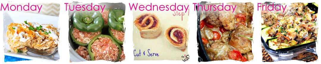 Meal planning weekly by www.thepinningmama.com