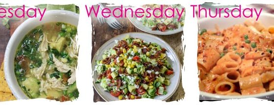Weekly Meal Planning by www.thepinningmama.com