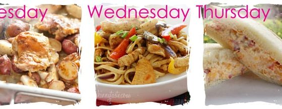 Weekly Meal Planning by www.thepinningmama.com