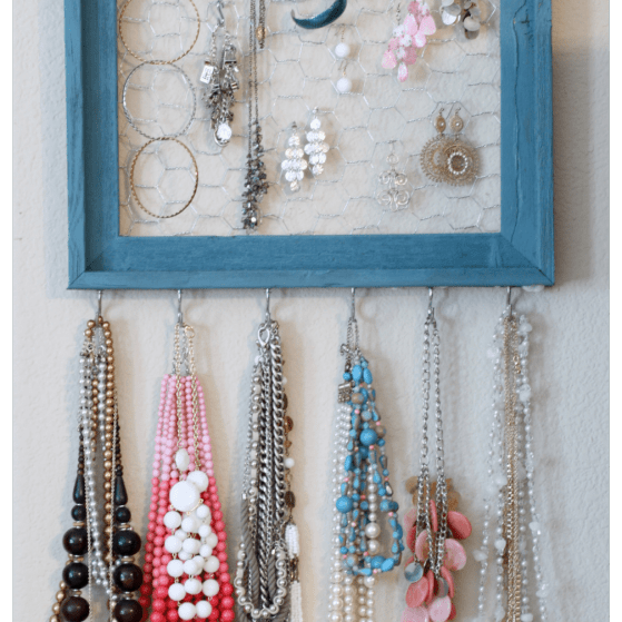 how to make a jewelry organizer www.thepinningmama.com