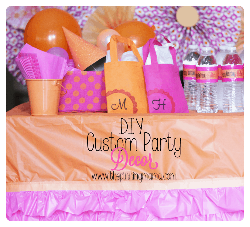 Quick and Easy DIY Party Decor by www.thepinningmama.com