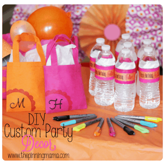 Quick and Easy DIY Party Decor by www.thepinningmama.com