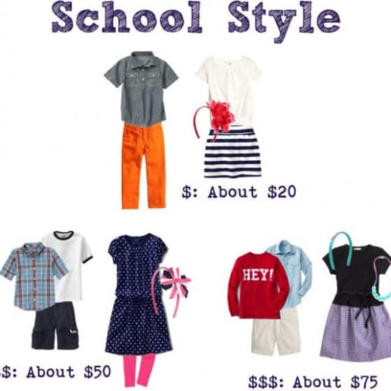 back to school fashion and essentials on a budget www.thepinningmama.com