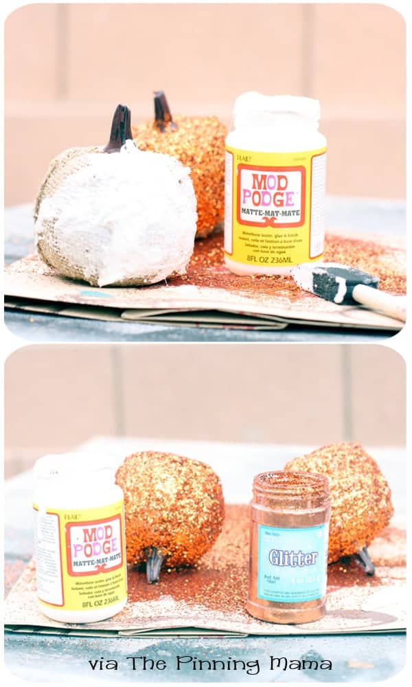 How to make pumpkin topiaries www.thepinningmama.com