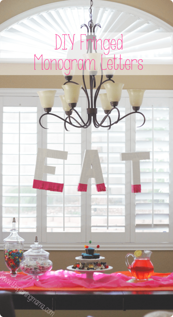 Duct Tape Mongrammed Letters by www.thepinningmama.com