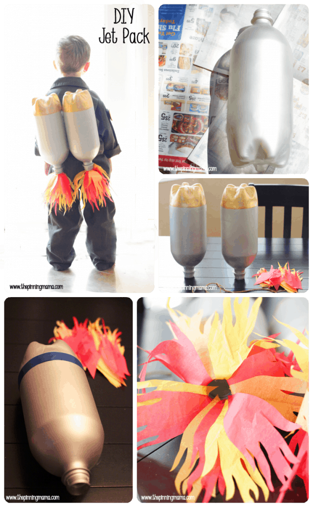 DIY Jet Pack Made with Soda Bottles by www.thepinningmama