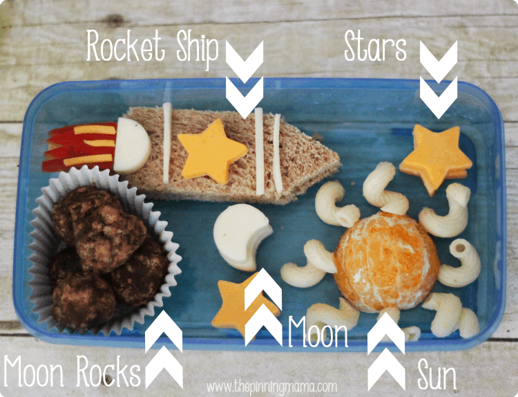 Space Bento Box Lunch by www.thepinningmama.com