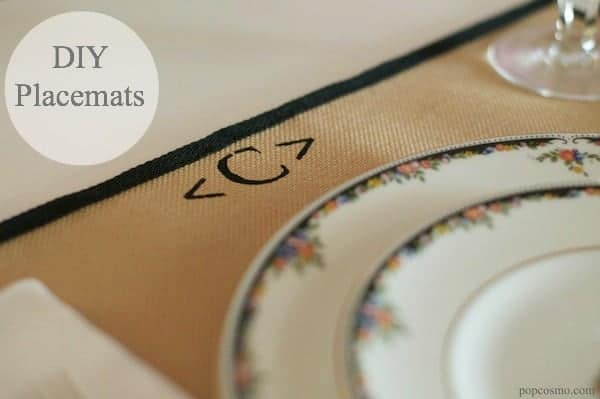 DIY placemats for group