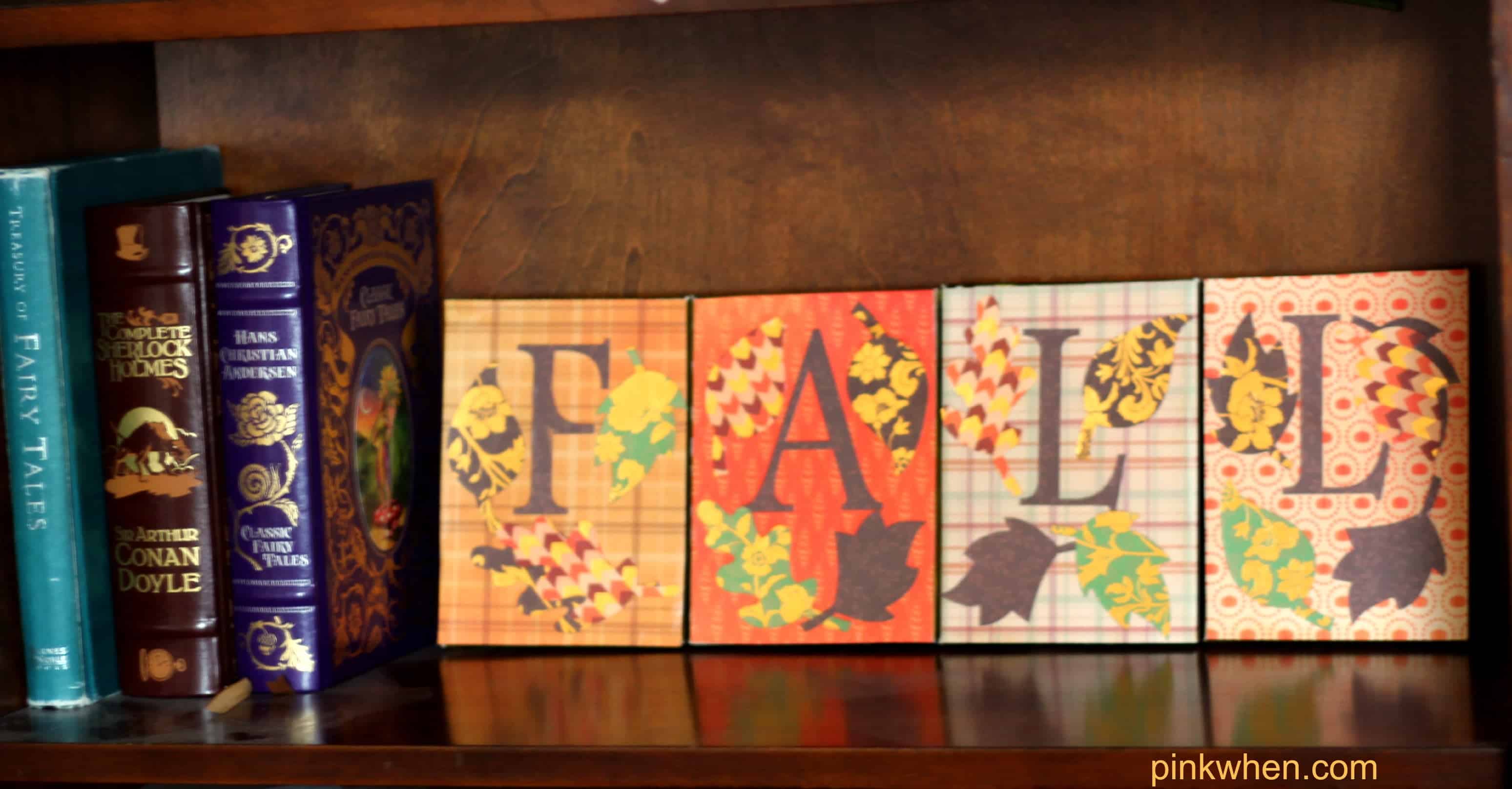 Fall Decorating Ideas with a Fall Sign DIY Project