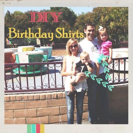 birthday shirt idea via the pinning mama