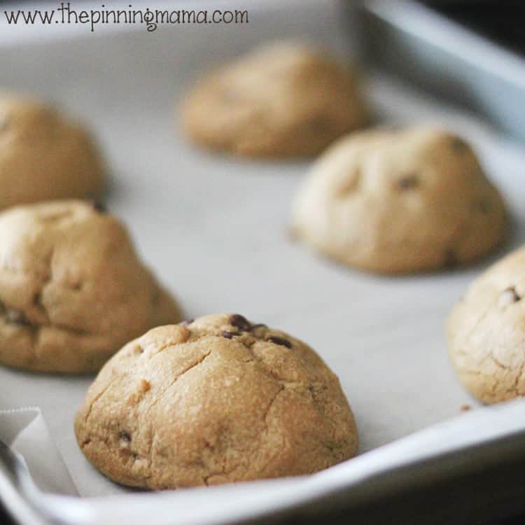 The Ultimate Game Day Recipe!!! Snickers Stuffed Chewy Chocolate Chip Cookies by www.thepinningmama.com #shop