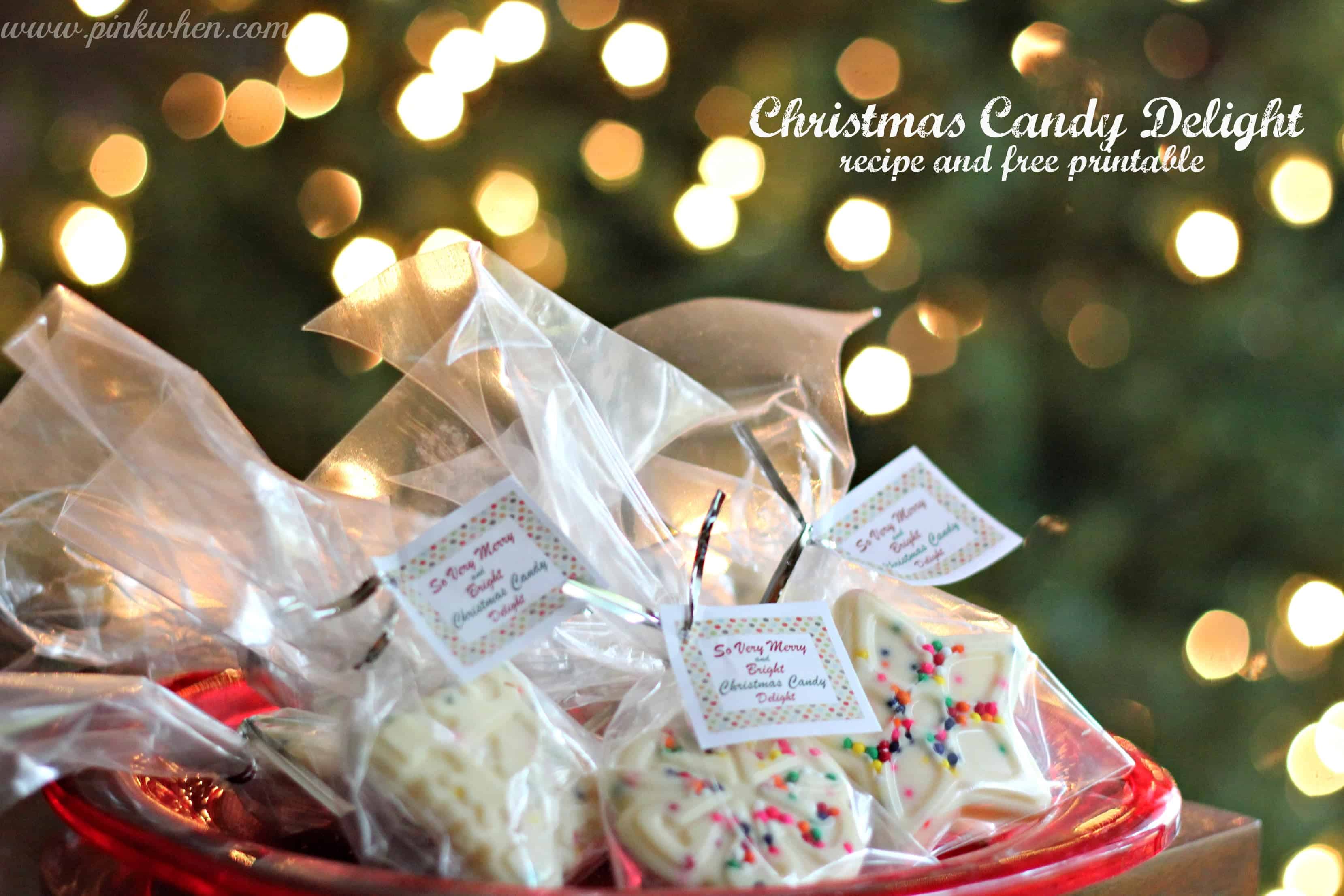 Christmas Candy Delight and Free Printable 1
