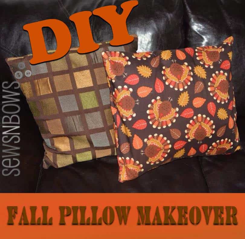 Thanksgiving Pillow Makeover