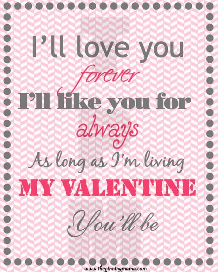 Free Printable Valentines Day Word Art • The Pinning Mama