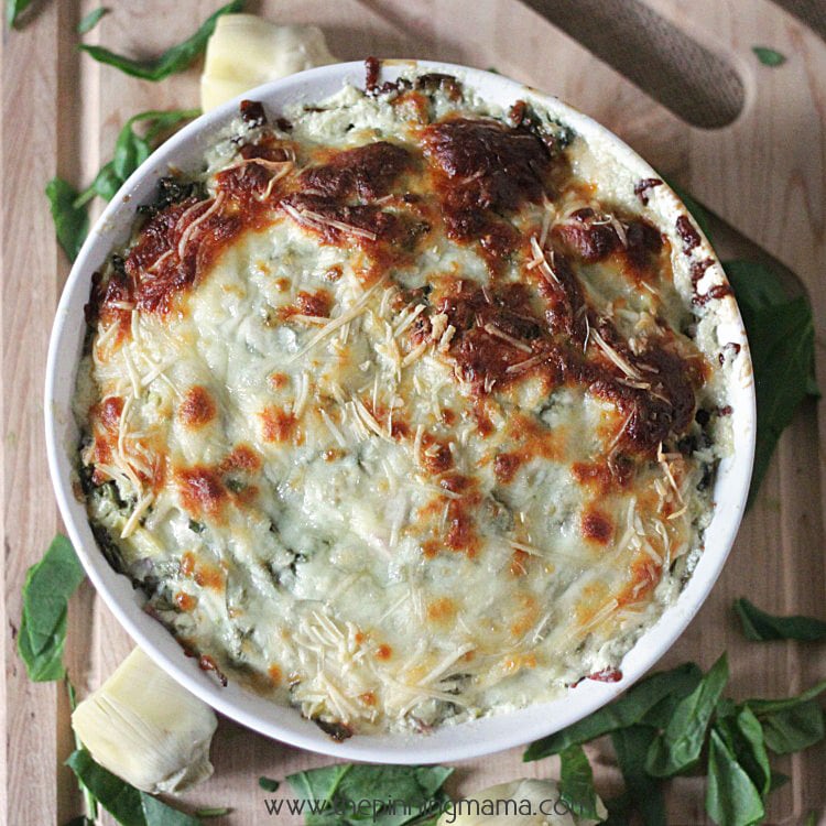 Best Ever Hot Spinach Artichoke Dip Recipe