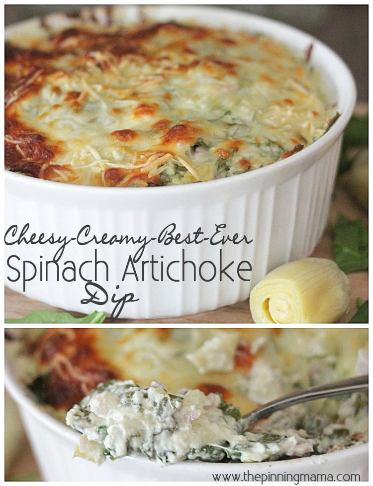 Best Ever Hot Spinach Artichoke Dip Recipe