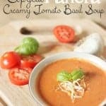 I can't believe this takes only 15 minutes to make!!! Copycat Panera Tomato Basil Soup Recipe