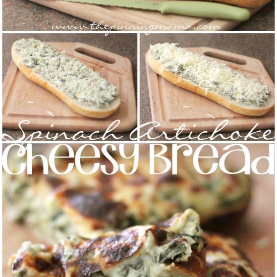 The BEST Spinach Artichoke Bread EVER!