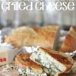 Spinach Artichoke Grilled Cheese