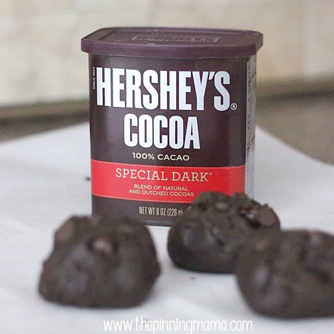 The secret ingredient for super chocolaty Thick & Chewy Double Chocolate Chip Cookies