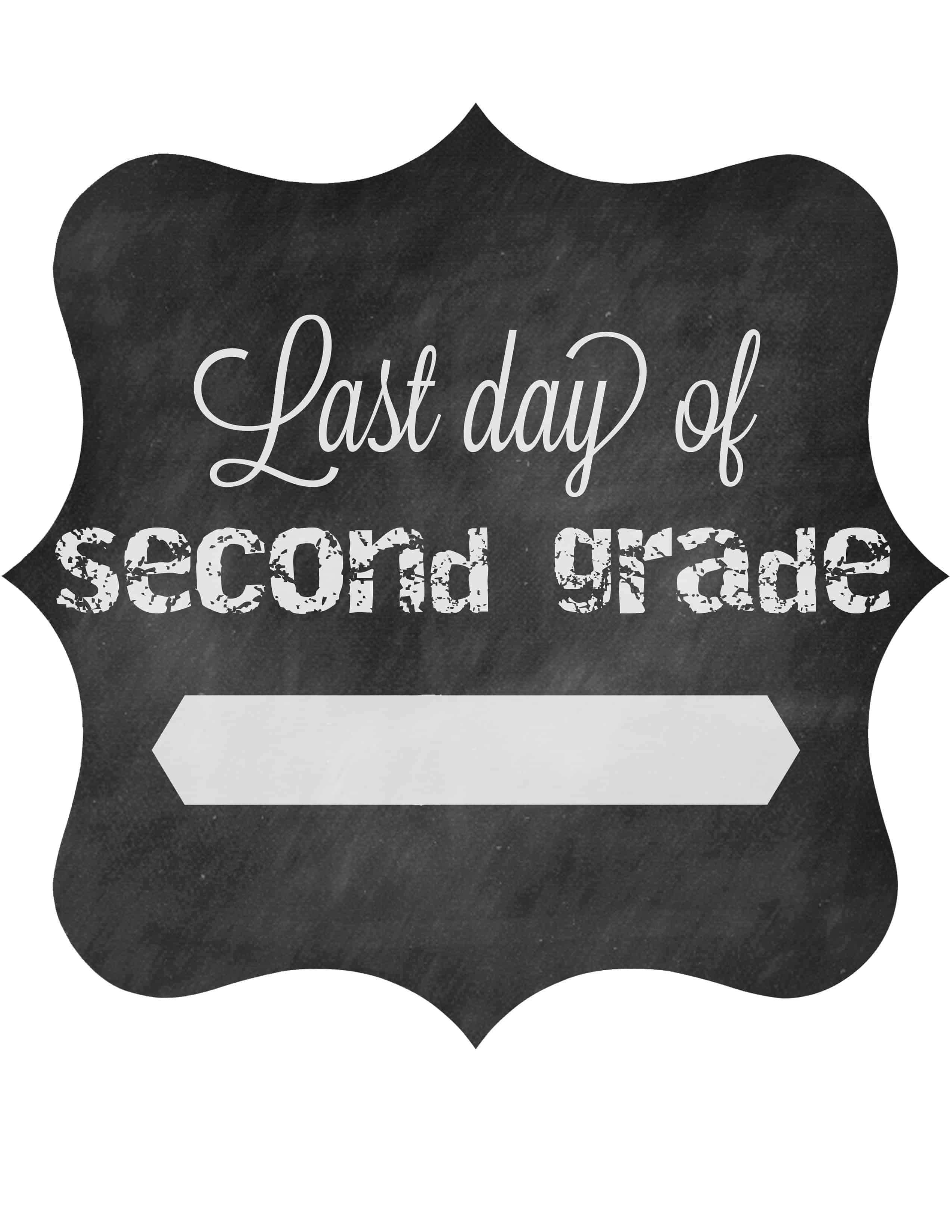 Free Printable Last Day of School Signs • The Pinning Mama