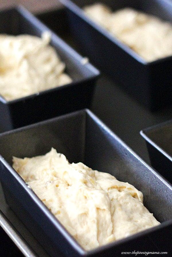 No fail banana bread recipe- ALWAYS moist, high rising, and full of flavor! So simple too!