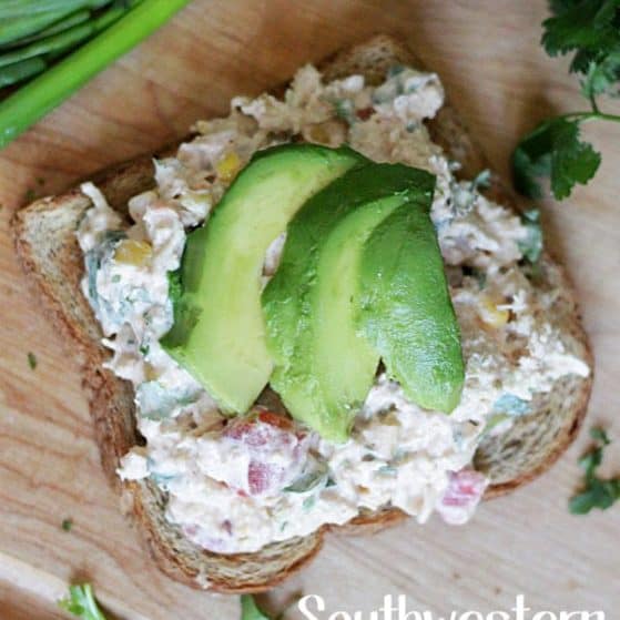 Southwestern Chicken Salad is a delicious twist on classic chicken salad!