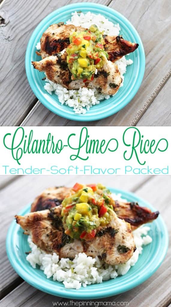 This easy and delicious Cilantro Lime Rice recipe isn't over-powering and goes perfectly with any southwestern or mexican dish!
