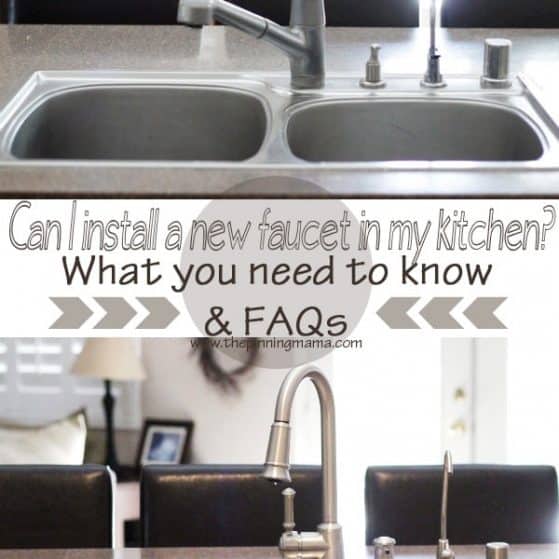 What you need to know to install a new faucet in your kitchen! All the FAQ's on what your options are!