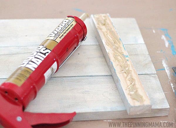 Quick & Easy DIY Planked Picture Frame