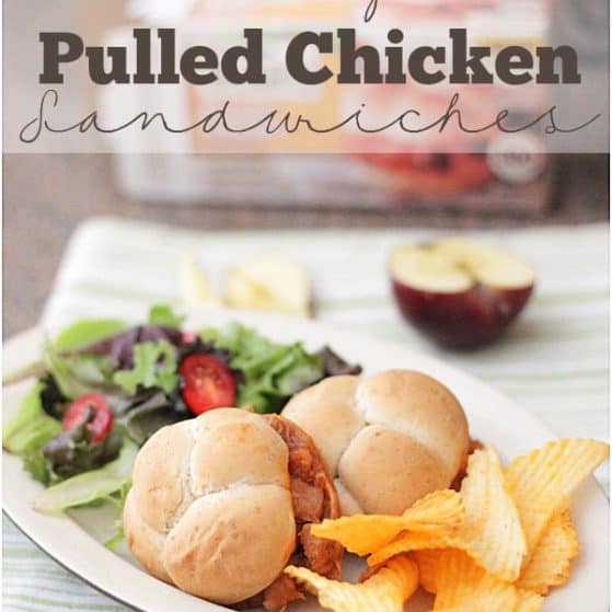 BBQ Pulled Chicken Slider for lunch
