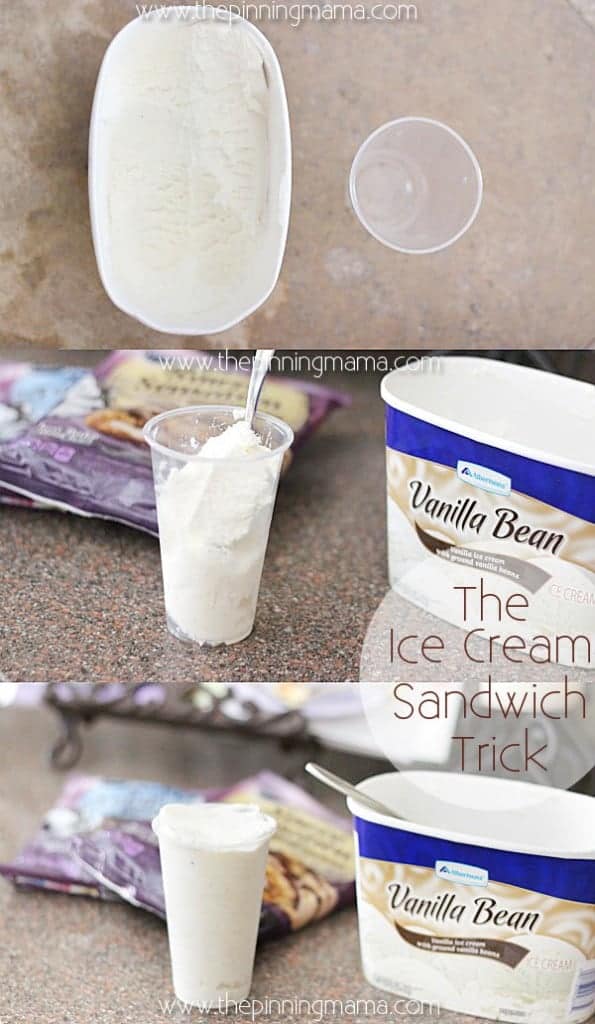 The EASIEST way to make an ice cream sandwich! This trick is GENIUS!