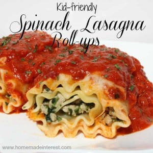 Kid friendly Spinach Pasta
