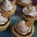 Mini Pumpkin Pies with Cinnamon Cheesecake Topping | Hello Little Home for The Pinning Mama #dessert #PumpkinPie #Thanksgiving